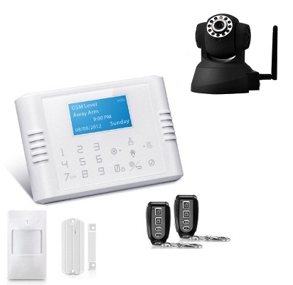 GSM + Vastelijn Alarmsysteem IP Camera